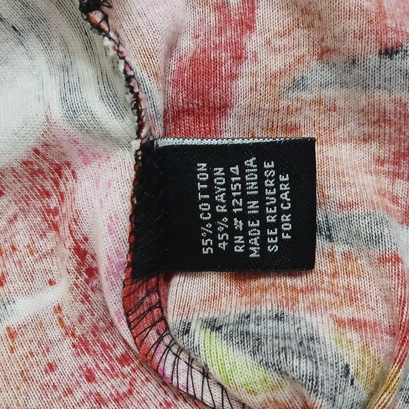 Vera Land Multi Color Beaded Top - Picture 6 of 6